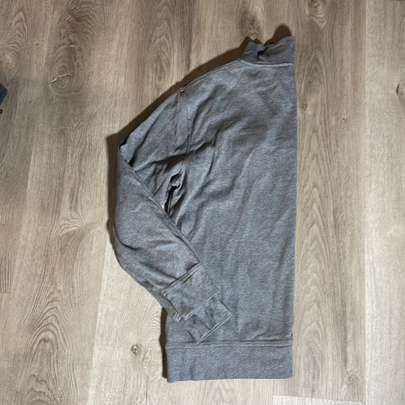 Thomas Parker NY 100% Cotton Quarter Zip Grey Sweater Shirt - Picture 4 of 6